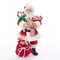 Kurt Adler 10.5-Inch Fabriché Santa With Christmas Candy and Bag